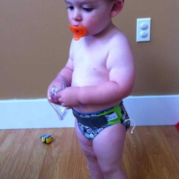 Greenline Cloth Diapers 21 covers and 21 bamboo terry flat inserts. All new! - Picture 14 of 14